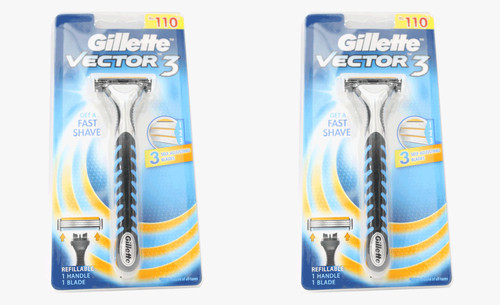 Gillette vector razor handle - gillette,